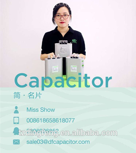 Cbb60 condensador fabricado en china taizhou mylar película de poliester condensador