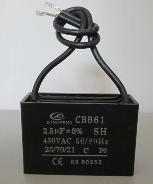 Condensador del ventilador cbb61 2 uf ac motorreductor 25/70/21 sh condensador mpp
