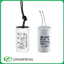 Motor running capacitor 30 uf 400 v y 350vac condensador cbb60 2 hilos