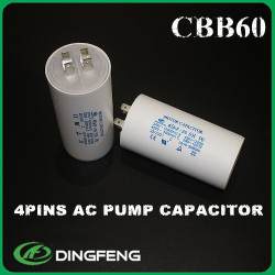 Cbb60 condensador del motor de 250 v 50 - 60 hz compresor start capacitor cbb60 aire condensador del compresor