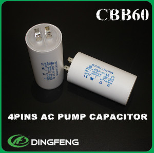 Cbb60 condensador del motor de 250 v 50 - 60 hz compresor start capacitor cbb60 aire condensador del compresor
