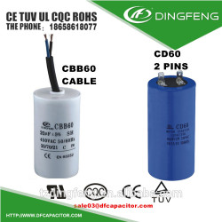 Condensador ac motorreductor de corriente eléctrica para la electrodomesticos usados