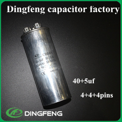 Dingfeng condensador fábrica hacer muchos cbb condensador en serie