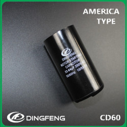 125 V 300 uf dingfeng marca cd60 condensador de arranque del motor