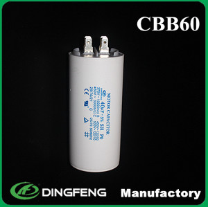 CBB60 condensador generador no tóxico y no fugas blanco