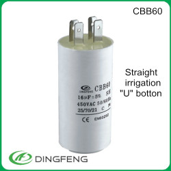 125j 400 v metalizado condensador de película de polipropileno motor run capacitor cbb60 sh