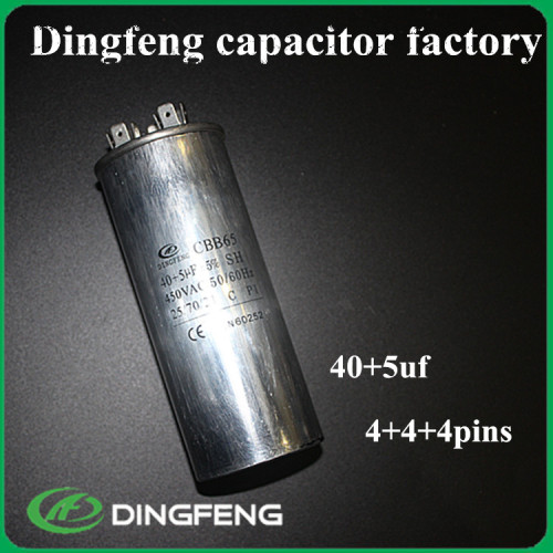 Dingfeng condensador ambiente de vacío para hacer cbb65 condensador sh 40/70/21