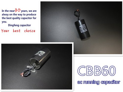 Condensador micro bomba motor cbb60 condensador faradio ac corrientes