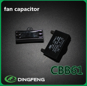 Condensador cbb61 0.5 uf 50/60 HZ condensador para motor del ventilador