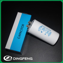 Polyester film capacitor cbb60 condensador de 4 pines terminal