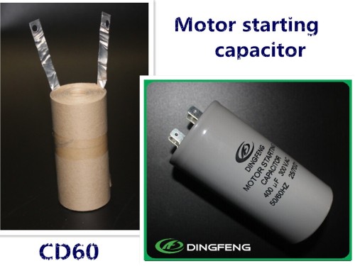 Ac motor start capacitor 400 uf condensador motor cd60 120 uf