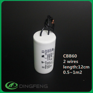 Condensador 55 uf 400 v a prueba de agua cbb60 condensador 250vac
