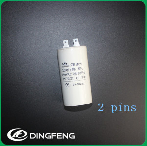 Film capacitor 4 uf 400 v condensador cbb60 50 uf 250 v