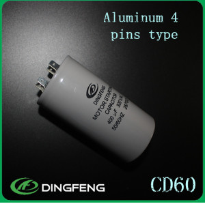 CD60 330 uf 220 v condensador electrolítico de aluminio