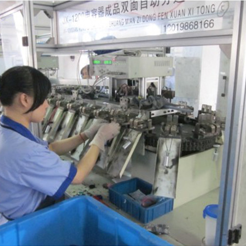 Condensador cbb60 fabricado en china poliéster película mylar alambres 450 v