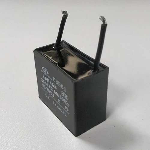 cbb61 Film capacitor 1.5uf 400v capacitor fan capacitor price 2 wires 50/60 hz 25/70/21