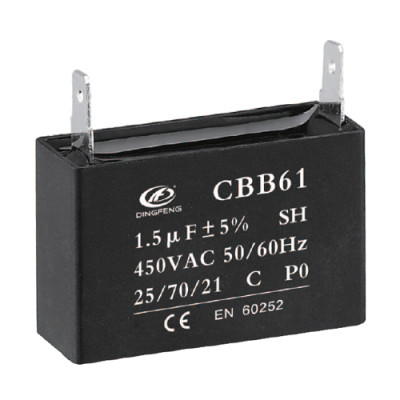Cbb61 condensador 1.5uf 450 voltios regulador de ventilador precio 250v 50 / 60hz