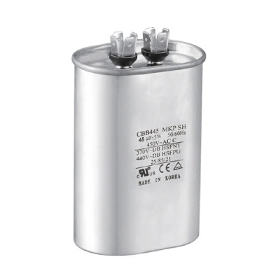 Condensador de aire acondicionado de microfarad AC condensador cbb65 450v 60uf rohs capacitor
