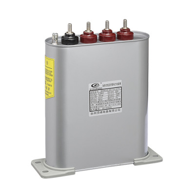 Dingfeng 10kvar potencia capacitor bsmj0.23-5-3yn 3fase uso en bancos de condensadores kvar