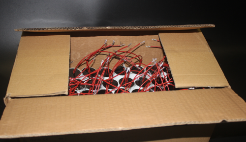 2 cable rojo llenado completo negro resina p2 condensador