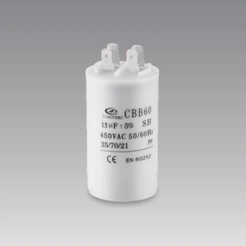 cbb60 40/70/21 sh ac motor run capacitor 24uf water pump cleanning capacitor en60252