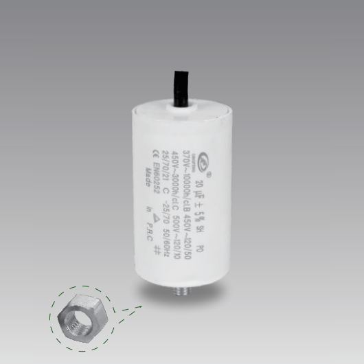 cbb60 capacitor made in china polyester film mylar capacitor wires 450v