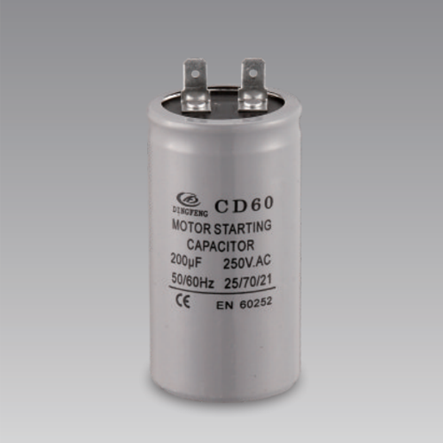 CD60 AC MOTOR STARTING CAPACITOR - DINGFENG