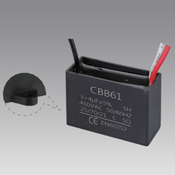 film capacitors 10uf 400v cbb61 ac motor run capacitor ceiling fan capacitor 3 wire price