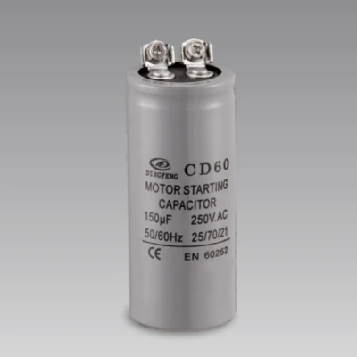 capacitor start capacitor run motor 150uf 250v aluminum electrolytic capacitor