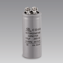 capacitor start capacitor run motor 150uf 250v aluminum electrolytic capacitor