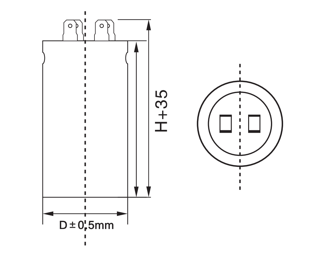 motor starting capacitor with 4 pins anatomy