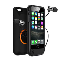 Cool X armor 4 in 1 full function power with retractable earphone case for iPhone6/6S