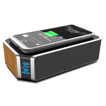 Hi. Fly wireless charging bluetooth stereo speaker& wireless charging power bank