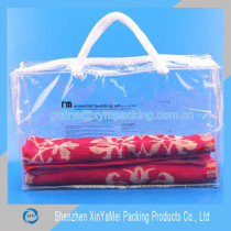 clear vinyl pvc zipper blanket bags