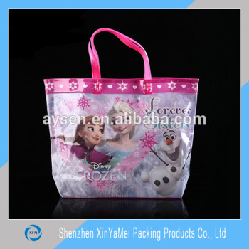 Customized Eco-friendly clear pvc tote bag