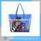 PVC Tote Bag, Luxury Shiny PVC Zipper Bag with CMYK printing