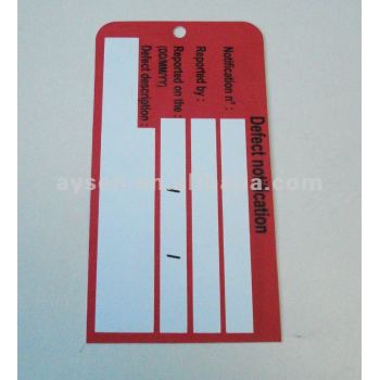 Pvc/pp caucho etiquetas de equipaje