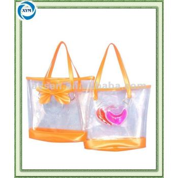 Pvc moda playa bolsa mano