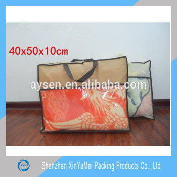 clear ziplock blanket pvc bag