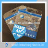 Top quality heat seal transparent euro slot pvc bag