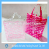 New standard size custom printed plastic tote bag for make up