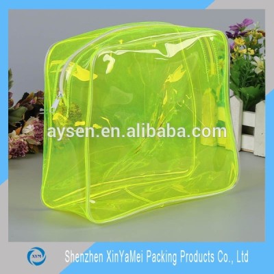 Clear PVC cosmetic bag packaging