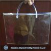 Clear vinyl pvc zipper bags with handle