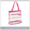 custom transparent pvc shopping bag clear tote bag