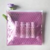 shockproof poly bubble mailer bag, clear pink bubble mailer bag, transparent clear zipper bubble bag