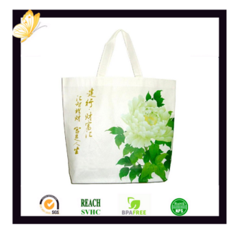 Atacado personalizado promocional grande pp tecida saco de compras sacola das mulheres