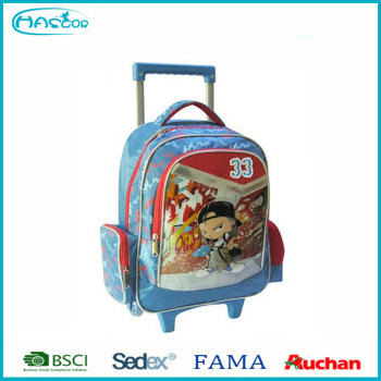 Kids School Trolley Bag Backpack with wheels for boys