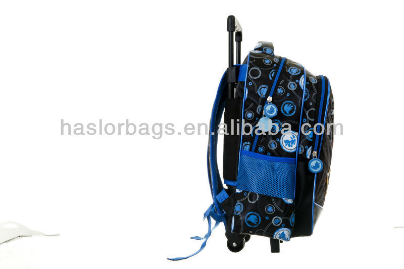 Wholesale Kids Trolley School Bag with Wheels for Boys Trolley Backpack