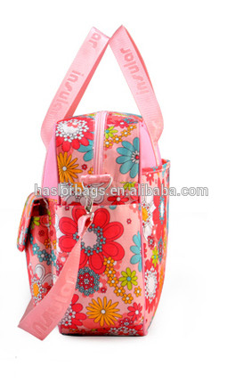 New design of flower pattern mummy bag for lady