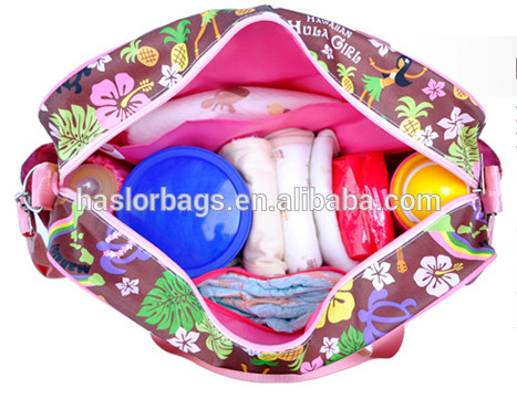 New design of flower pattern mummy bag for lady